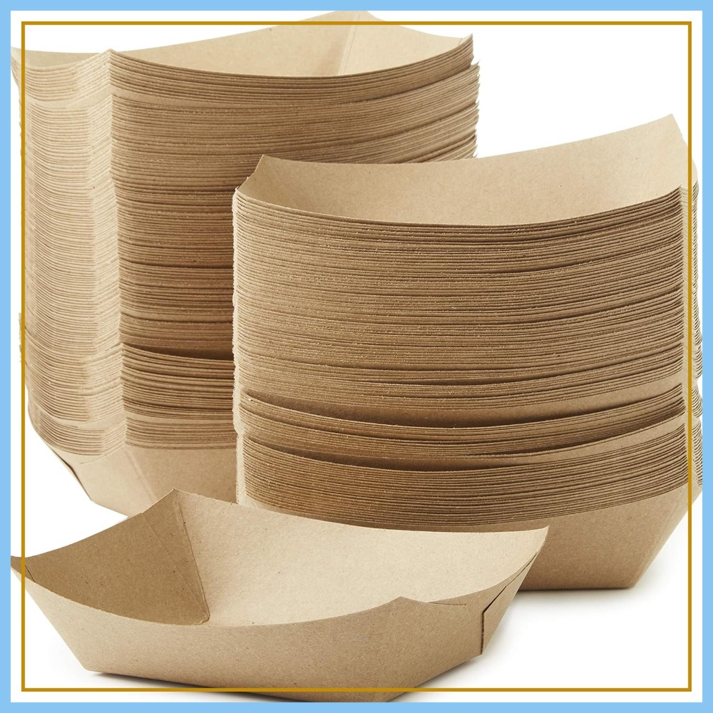 Food Snacks For Camping - Eco Friendly 3lb Food Holder Trays
