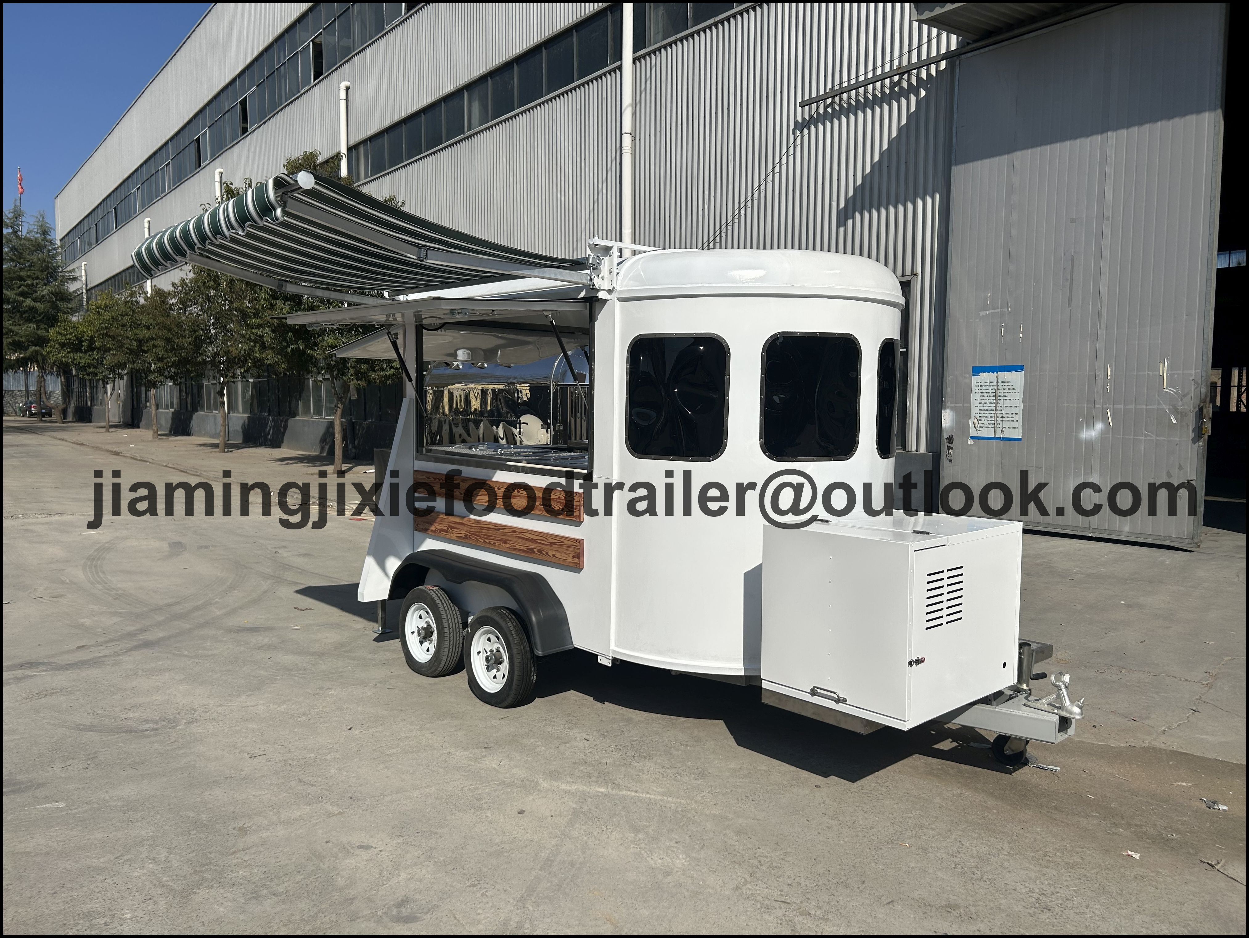 Street Food Snacks - Mini Food Trailer Street Small Food