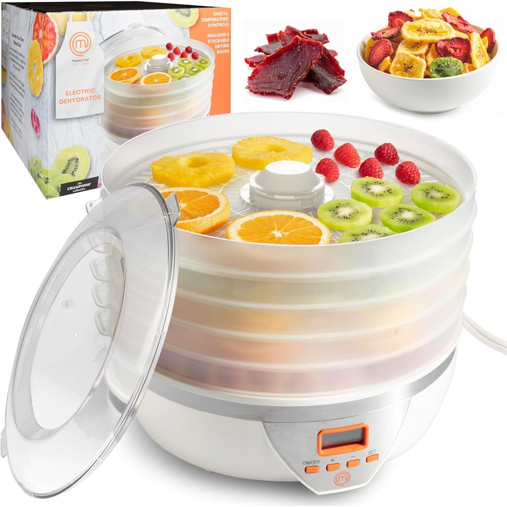 Healthy Food Snacks Recipes - 8L Digital Food Dehydrator with 5