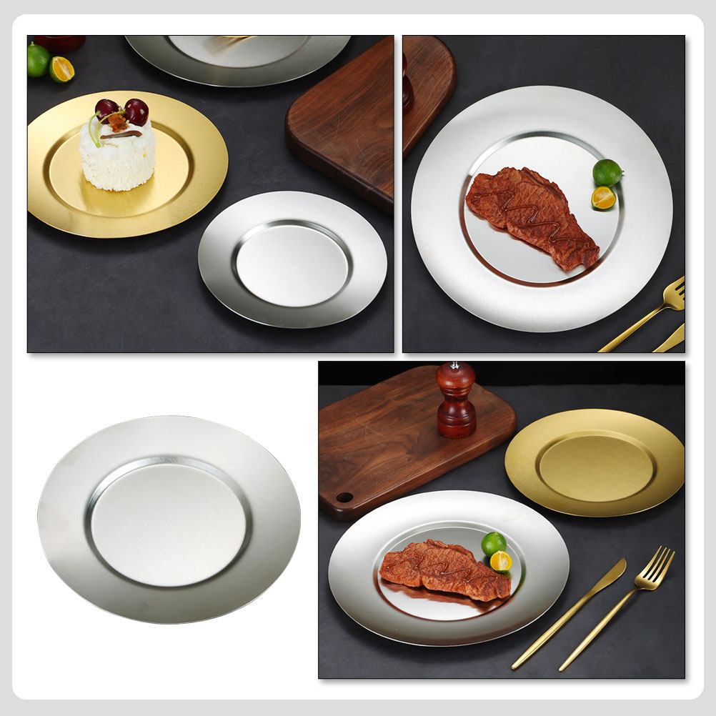 Stainless Steel Round Plate Fo - Food Snacks For Camping recensie en prijs