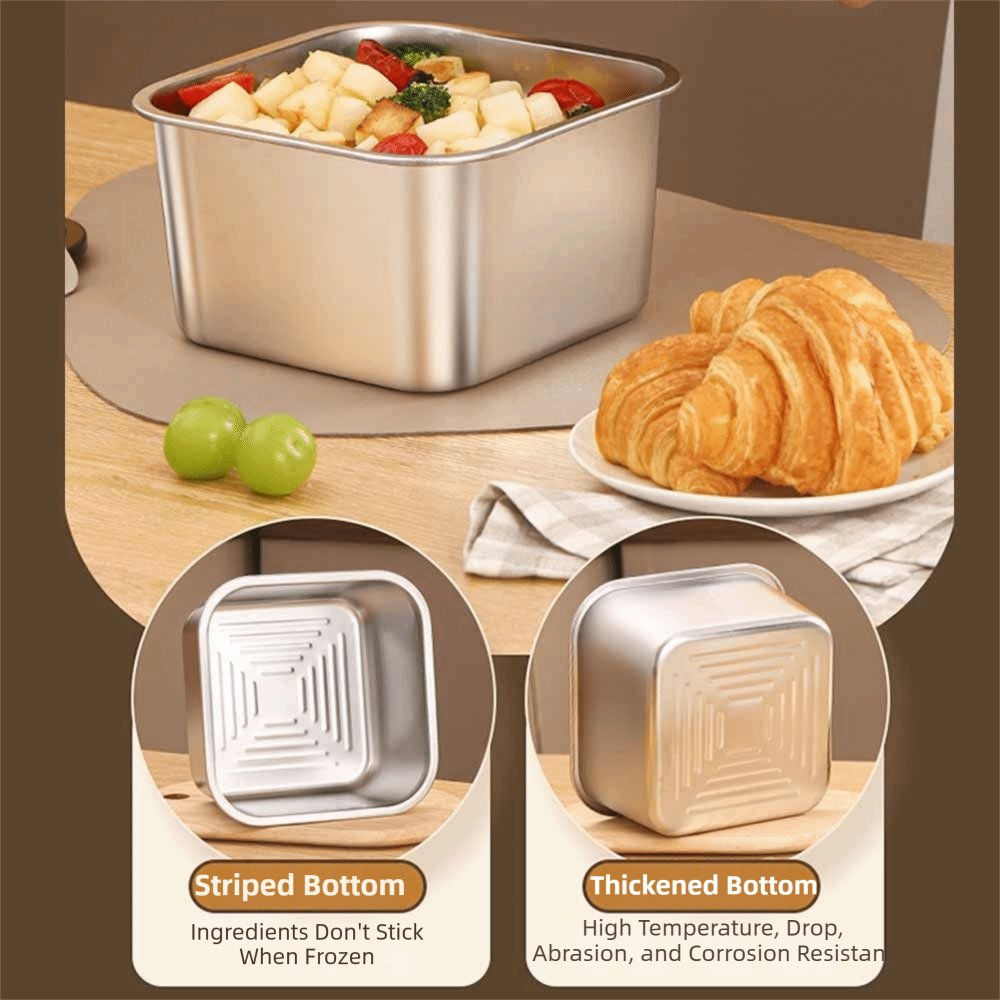 1800ML Stainless Steel Crisper - Food Snacks For Camping recensie en prijs