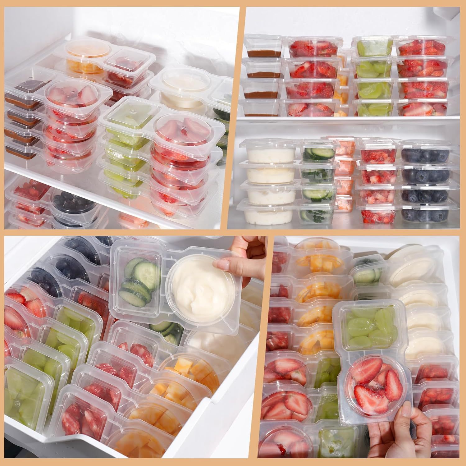 20-Pack Reusable Snack Contain - Food Prep Snacks recensie en prijs