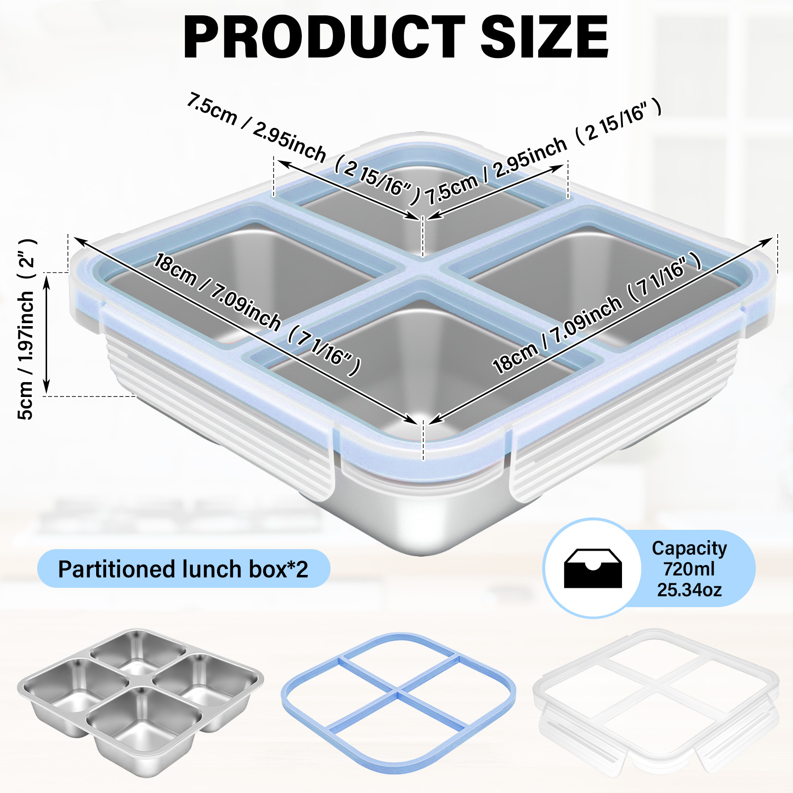 2 Pcs Stainless Steel Snack Bo - Food Prep Snacks recensie en prijs