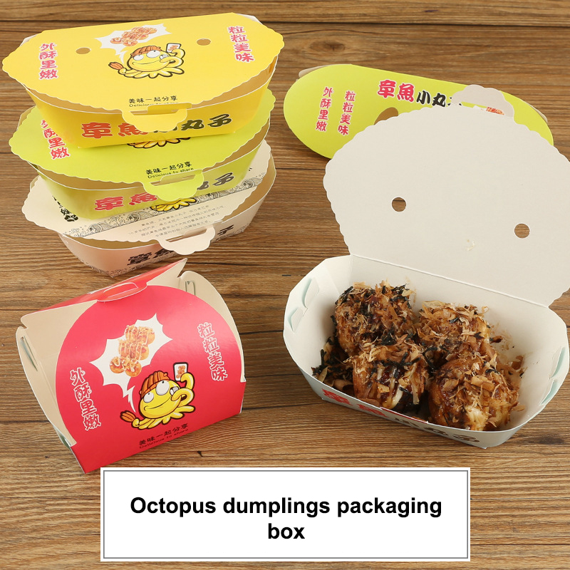 100Pcs Disposable Cartoon Octo - Street Food Snacks recensie en prijs