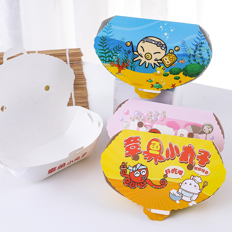 100Pcs Disposable Cartoon Octo - Street Food Snacks recensie en prijs