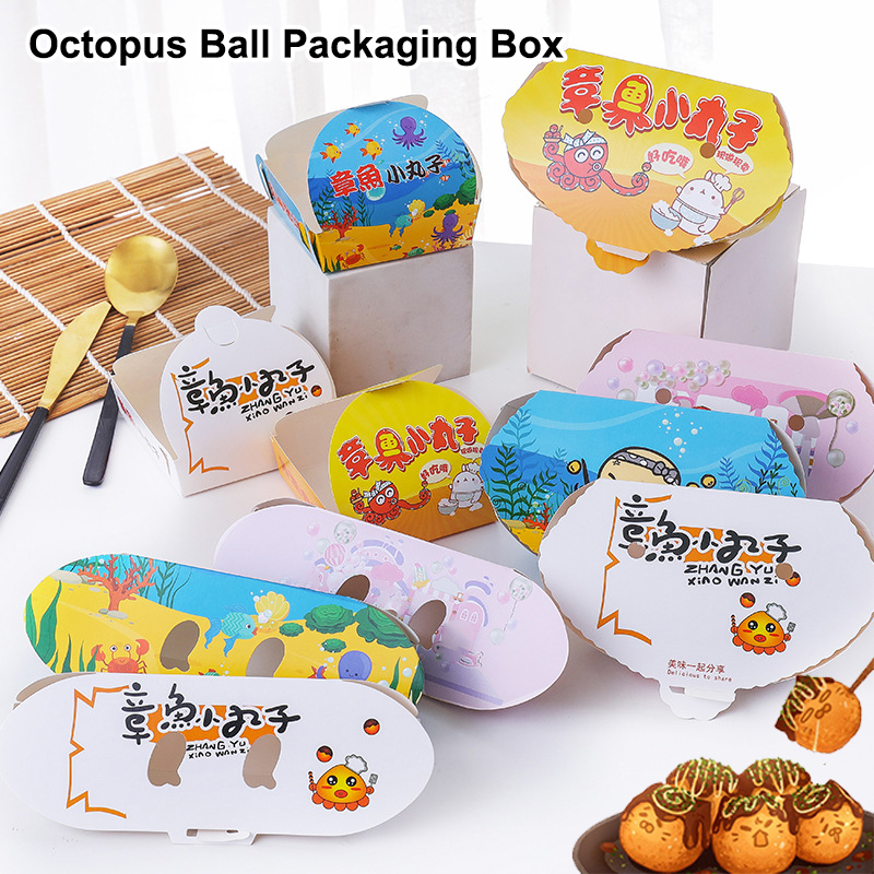 100Pcs Disposable Cartoon Octo - Street Food Snacks recensie en prijs