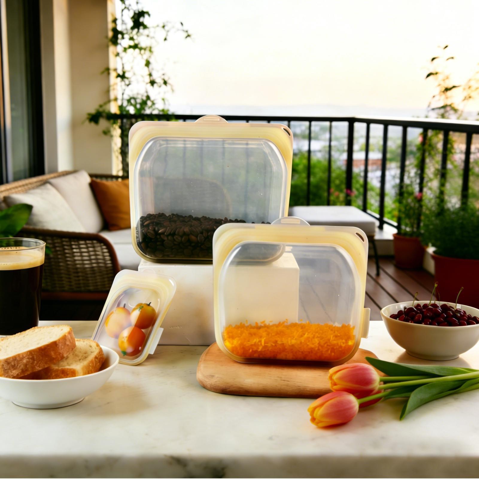 Reusable Freezer Bags 3 Pieces - Food Prep Snacks recensie en prijs