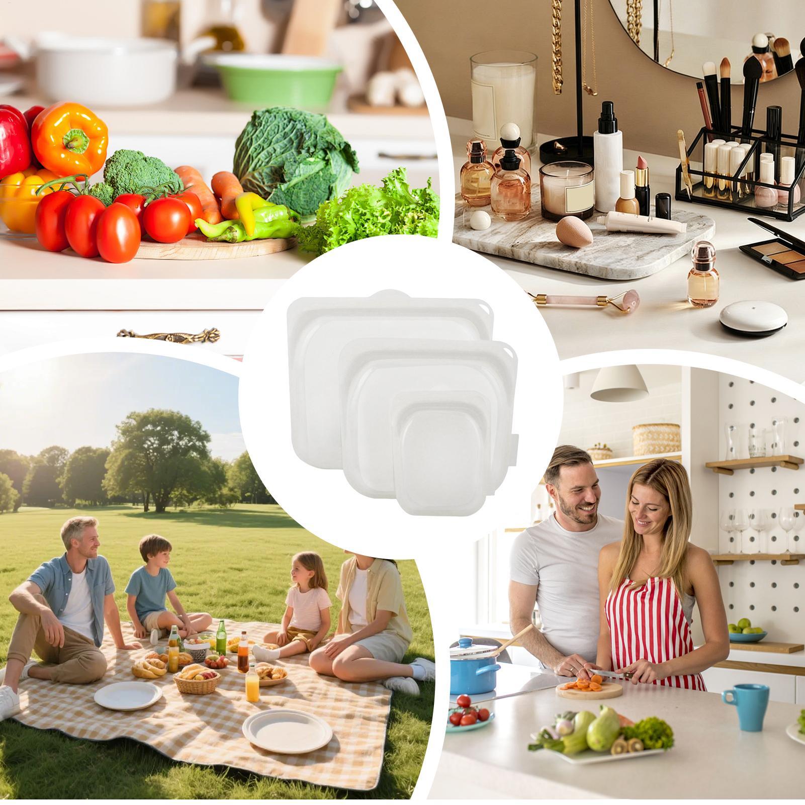 Reusable Freezer Bags 3 Pieces - Food Prep Snacks recensie en prijs