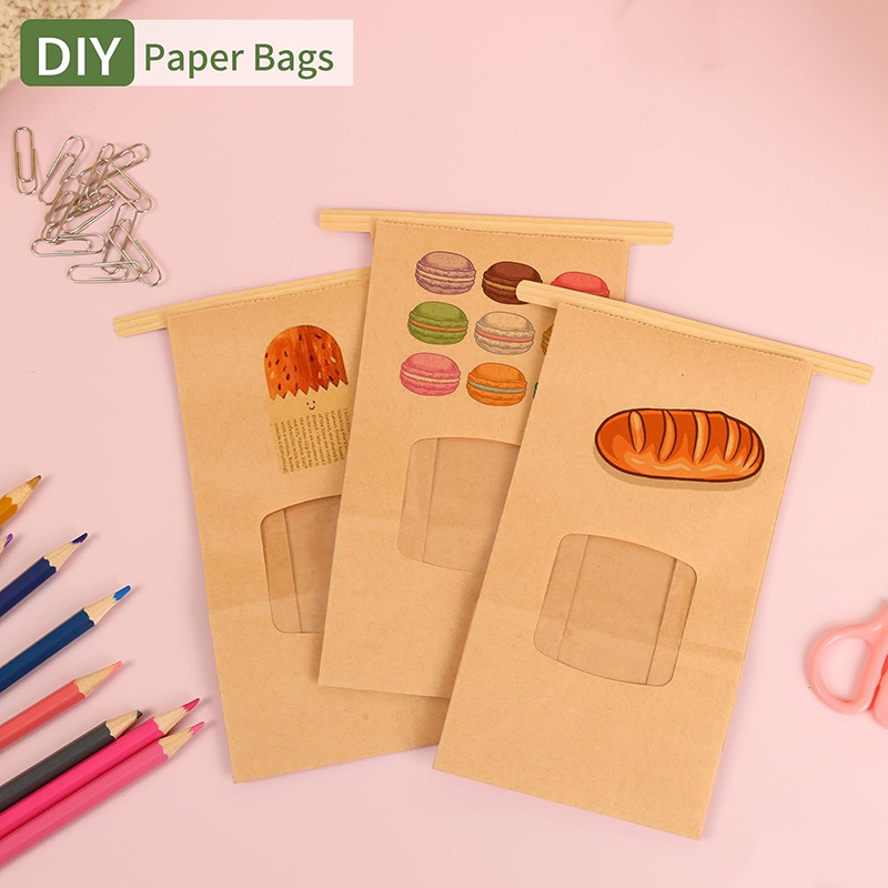 10Pcs Bakery Bags, Window Seal - Food Day Snacks recensie en prijs