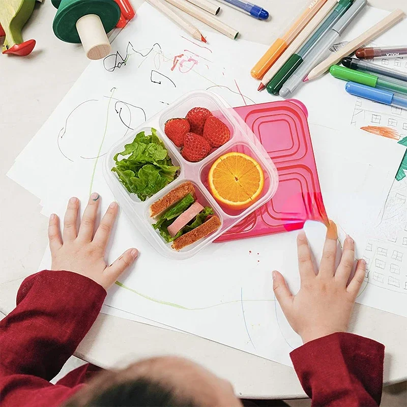 Plastic Bento Snack Box Reusab - Food Prep Snacks recensie en prijs