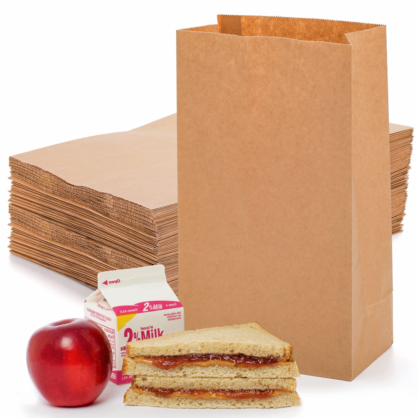 Paper Lunch Bags 20/50PCS Kraf - Food Day Snacks recensie en prijs