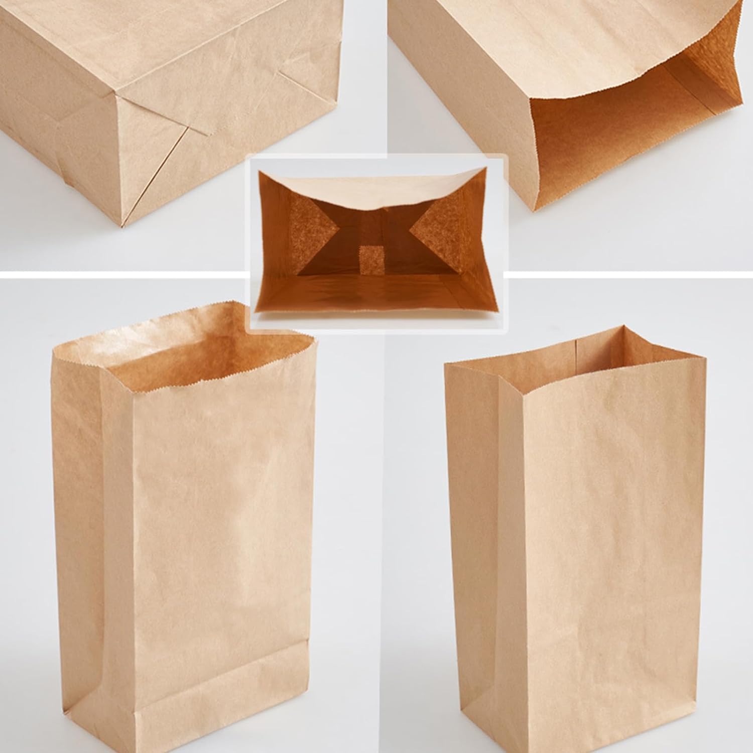 Paper Lunch Bags 20/50PCS Kraf - Food Day Snacks recensie en prijs