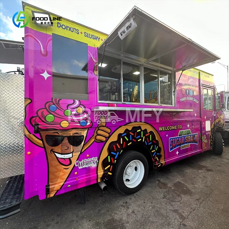 China Food Trailer Cart 4 Whee - Food Snacks Catering recensie en prijs