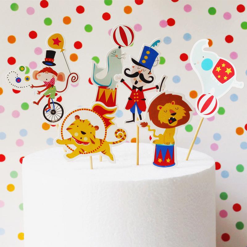 Circus Cupcake Decorations 24X - Food Lion Snacks recensie en prijs