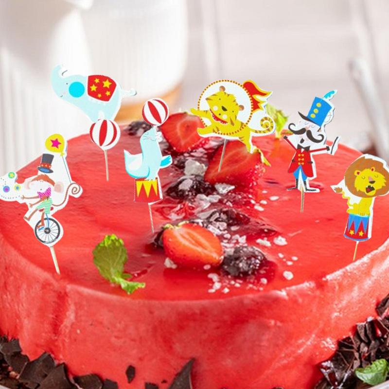 Circus Cupcake Decorations 24X - Food Lion Snacks recensie en prijs