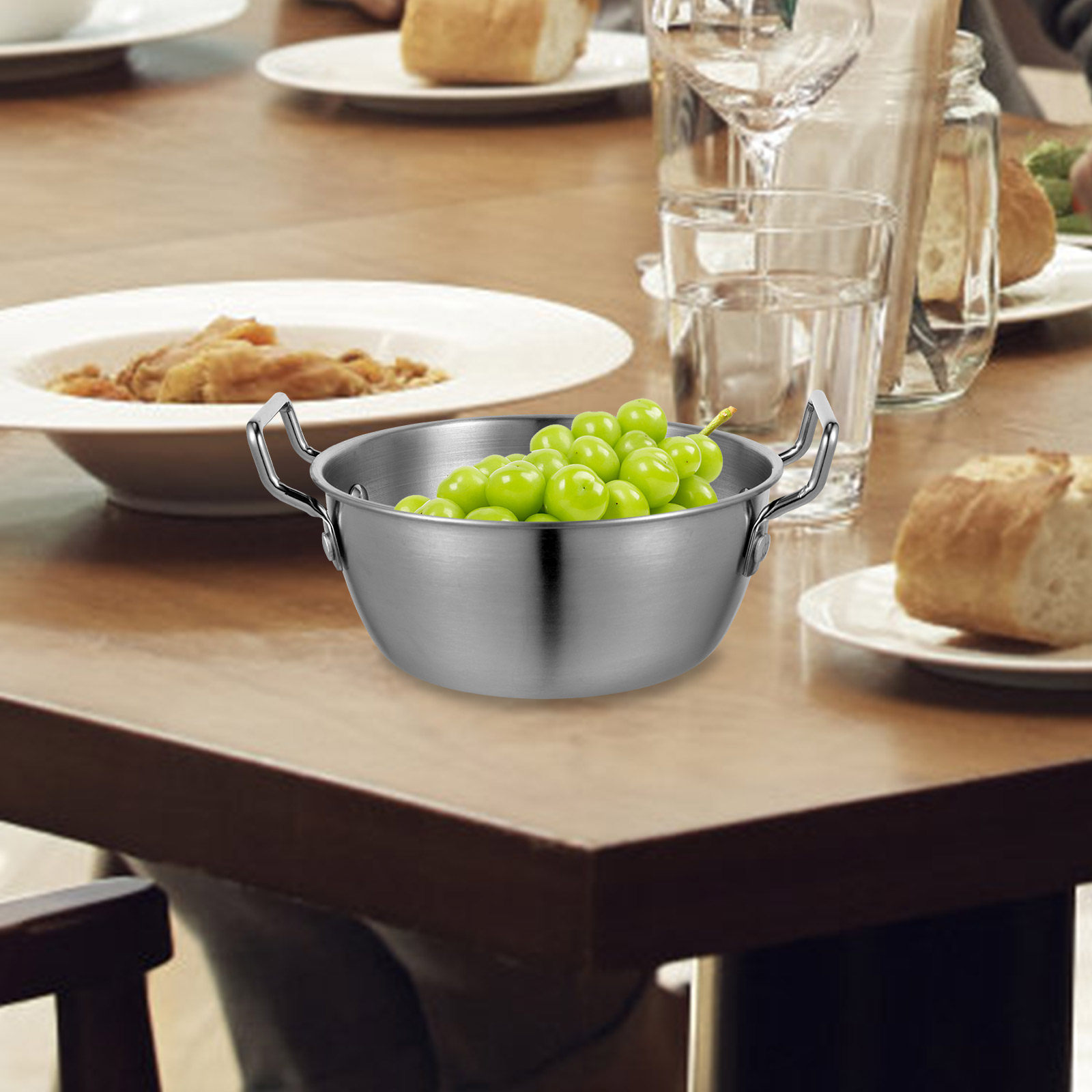Stainless Steel Salad Bowl Pre - Food Prep Snacks recensie en prijs