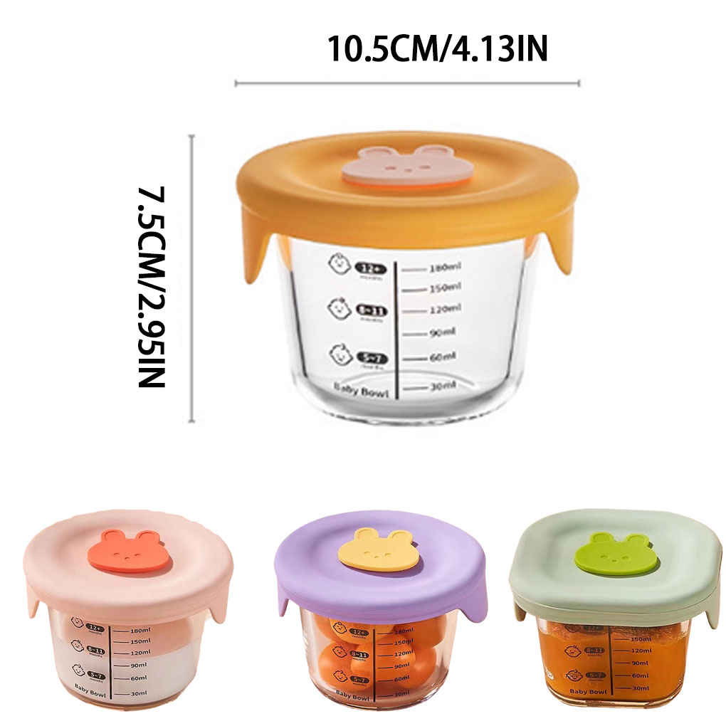 4 PCS Mini Glass Bowl with Sil - Food Prep Snacks recensie en prijs