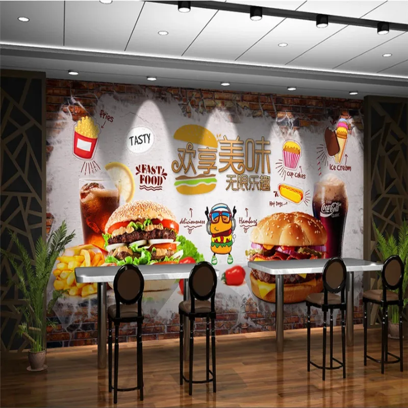 Customized Text Burger French  - Food Snacks Background recensie en prijs