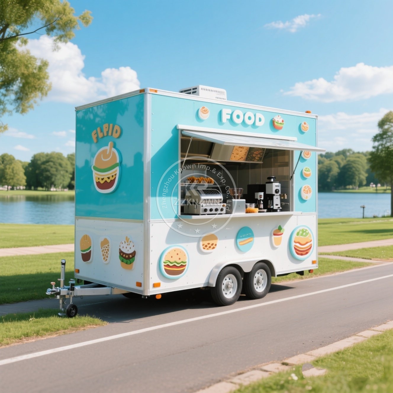 Food Trailer Truck Ice Cream C - Food Snacks Catering recensie en prijs