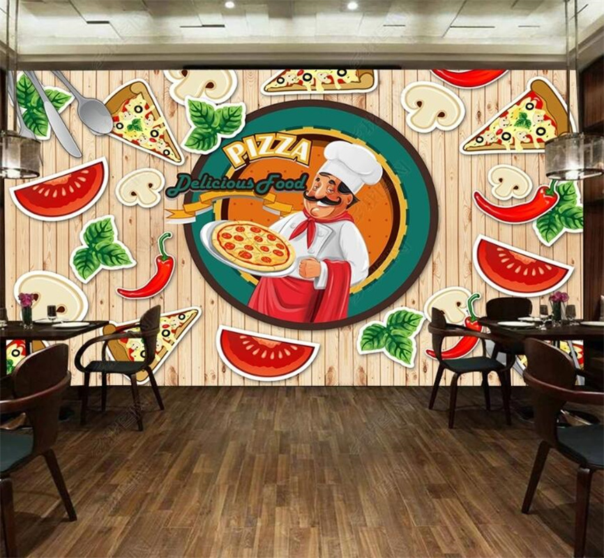 Custom Pizza Fast Food Mural W - Food Snacks Background recensie en prijs