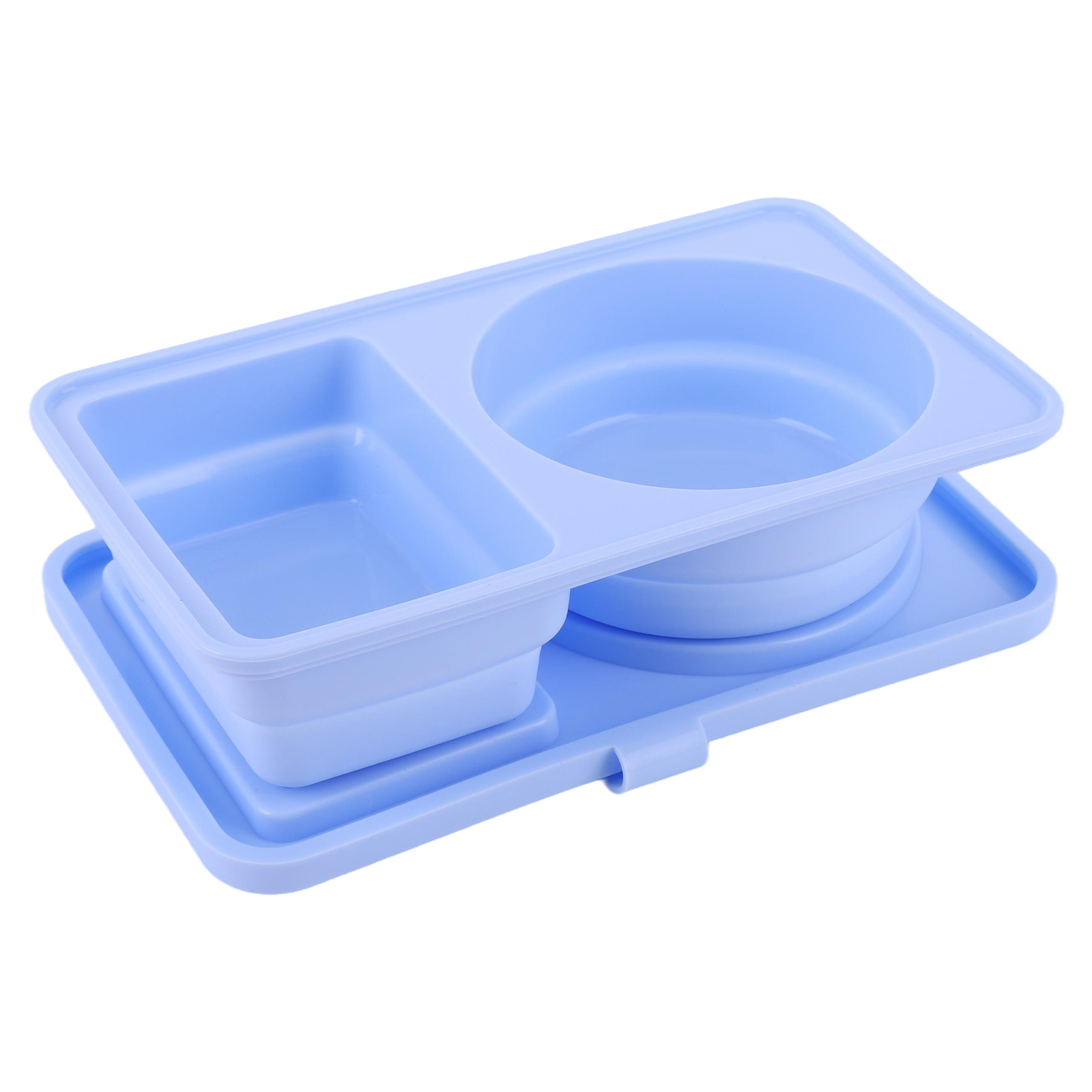 3Pcs 2 Compartment Silicone Sn - Food Snacks For Camping recensie en prijs