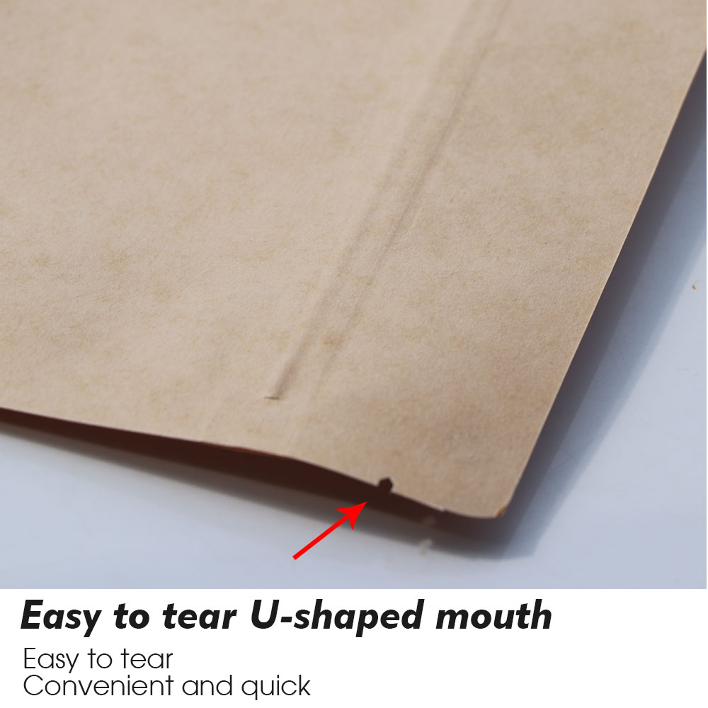 Kraft Paper Zip Lock Bags with - Food Day Snacks recensie en prijs