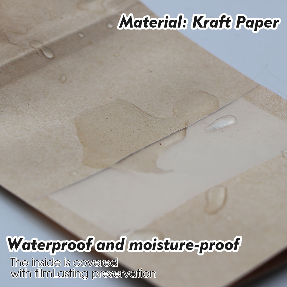 Kraft Paper Zip Lock Bags with - Food Day Snacks recensie en prijs