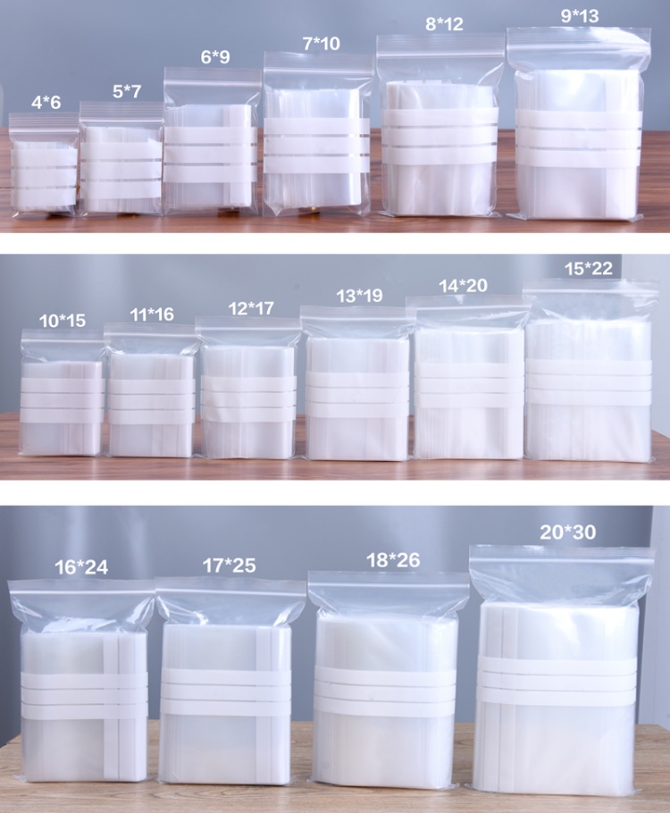 200PCS PE Clear Plastic Writin - Food Day Snacks recensie en prijs