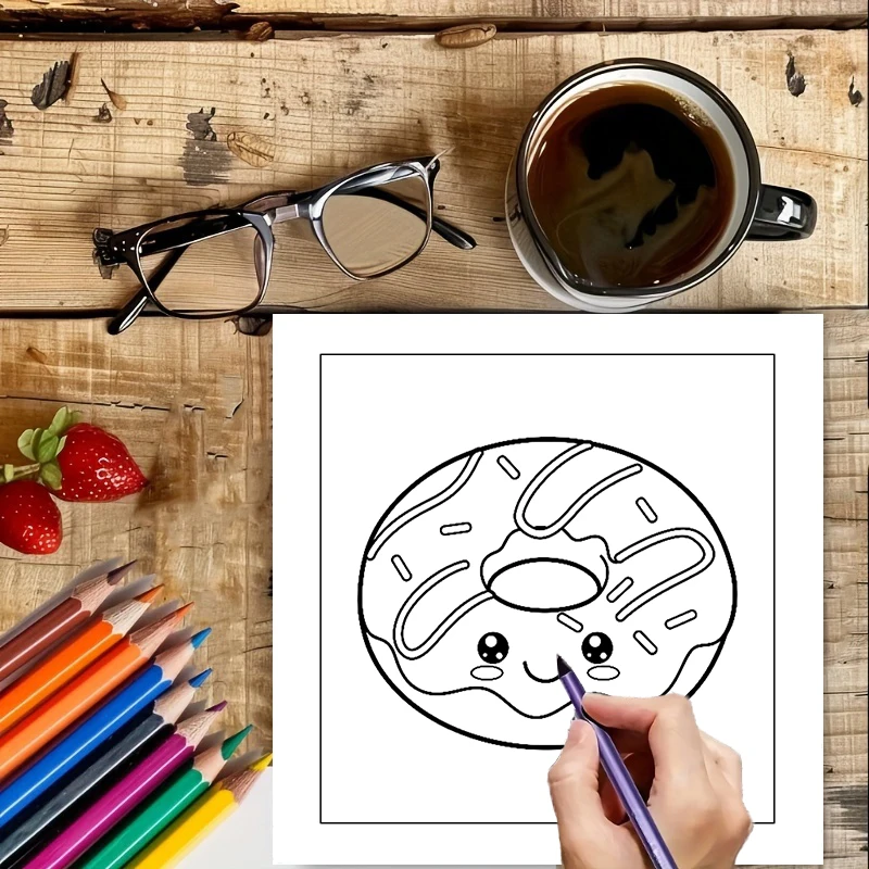 Food and Snacks Coloring Book  - Food Day Snacks recensie en prijs