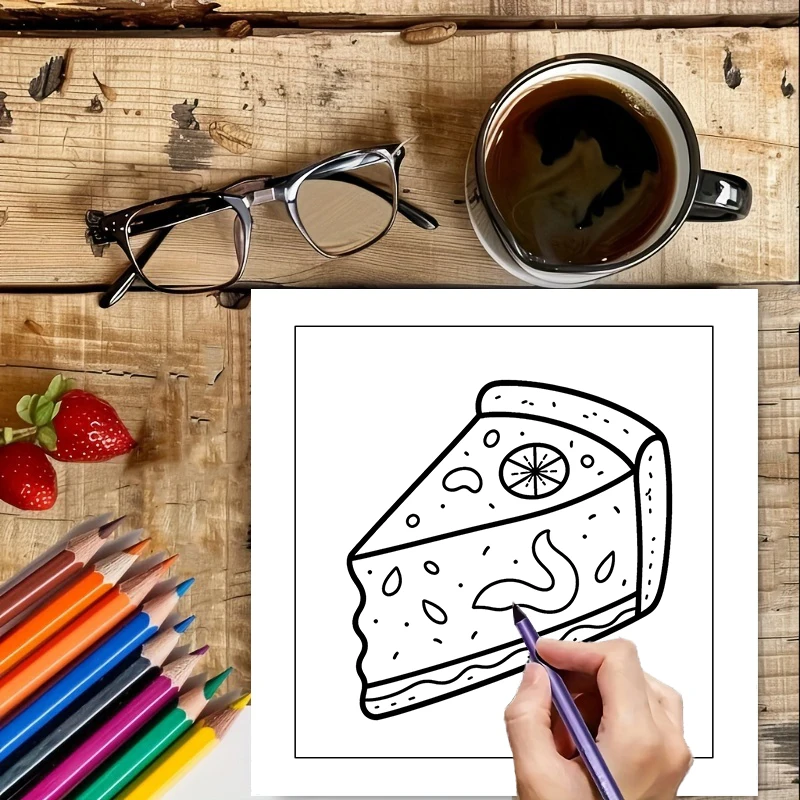 Food and Snacks Coloring Book  - Food Day Snacks recensie en prijs
