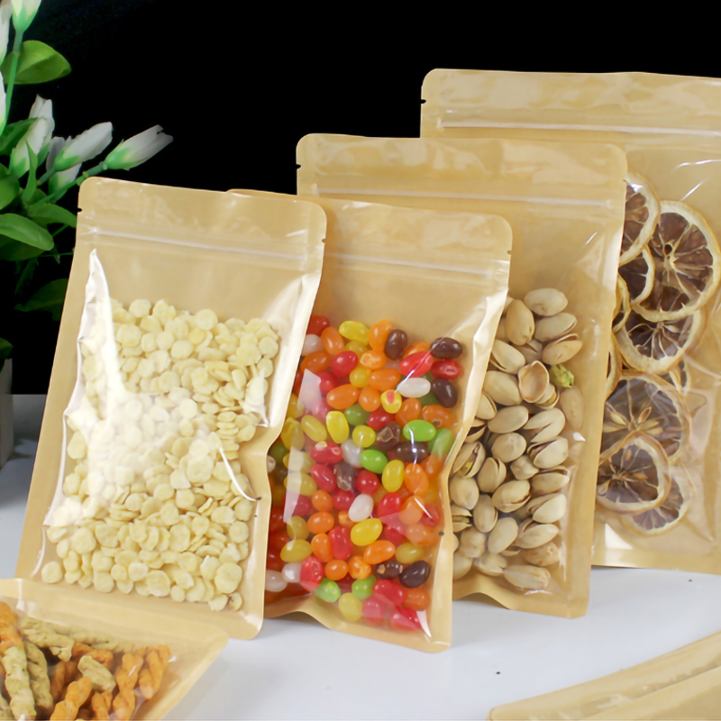 100pcs Eco-friendly Kraft Pape - Food Day Snacks recensie en prijs