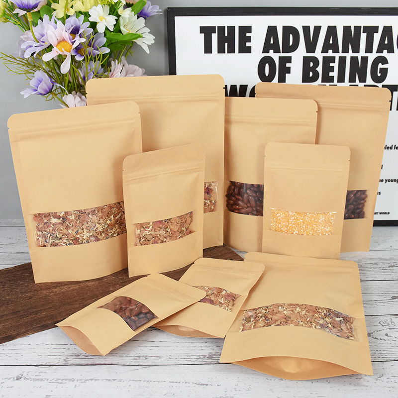 20/50pcs Kraft Paper Zip Lock  - Food Day Snacks recensie en prijs