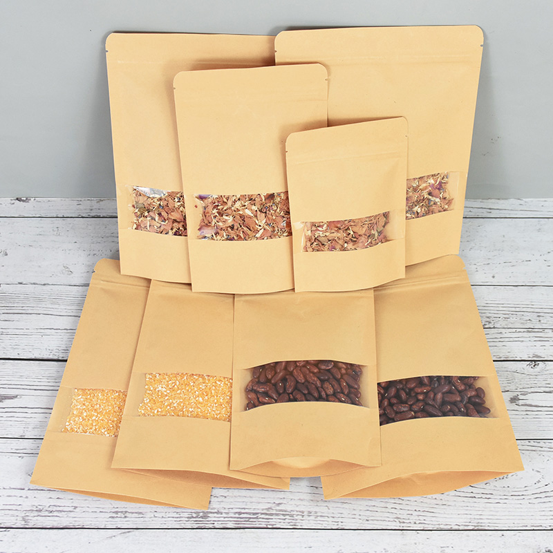 20/50pcs Kraft Paper Zip Lock  - Food Day Snacks recensie en prijs