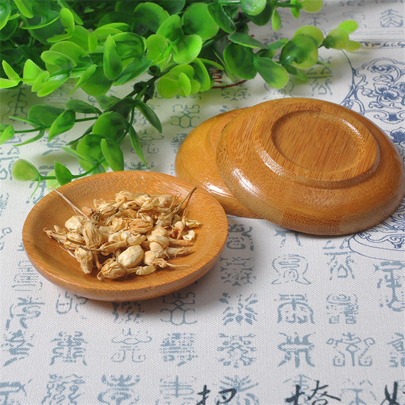 100Pcs/Lot Bamboo Saucer Stora - Food Snacks Background recensie en prijs