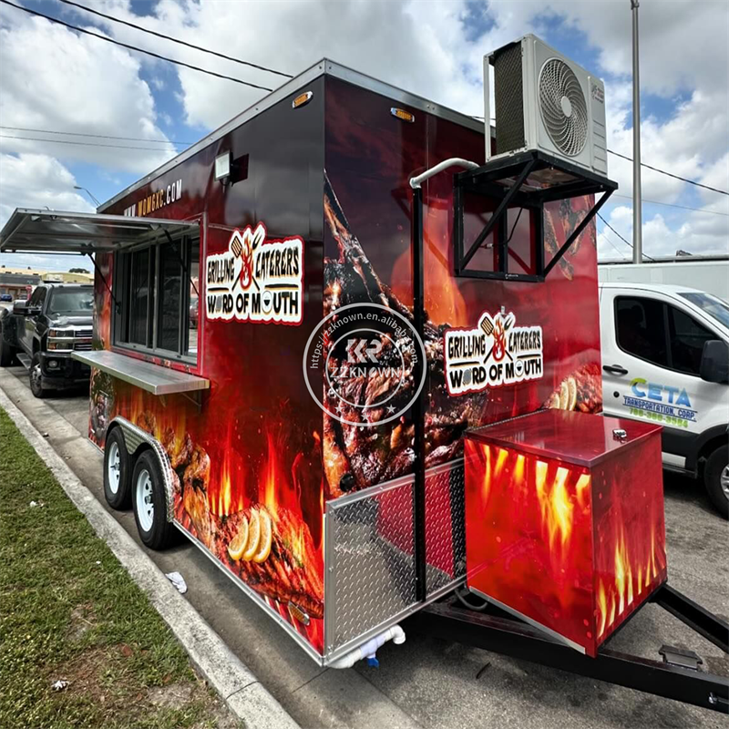 2025 Food Truck Trailer Custom - Food Snacks Catering recensie en prijs