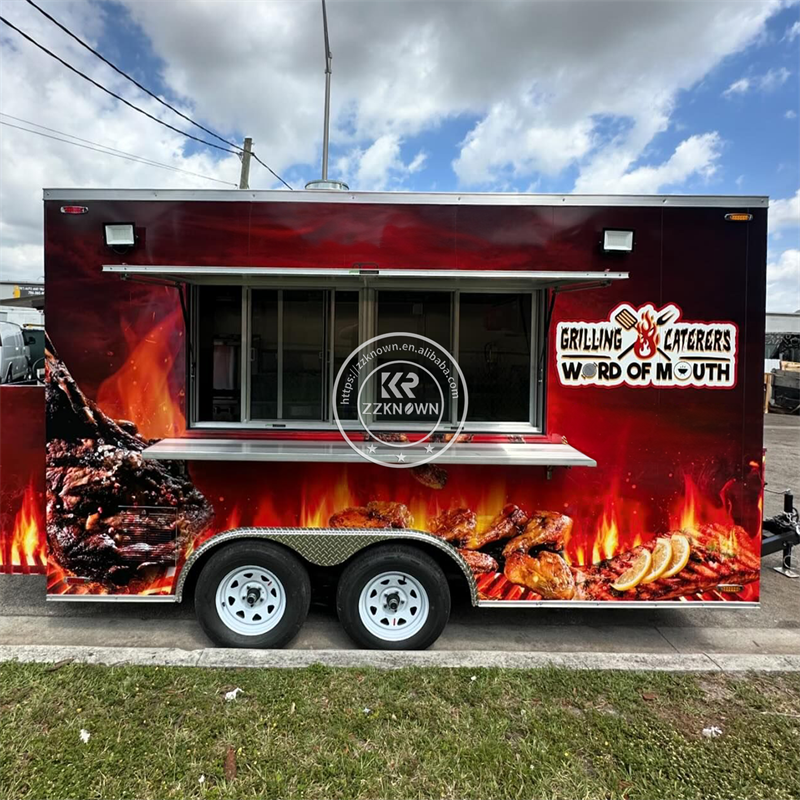 2025 Food Truck Trailer Custom - Food Snacks Catering recensie en prijs