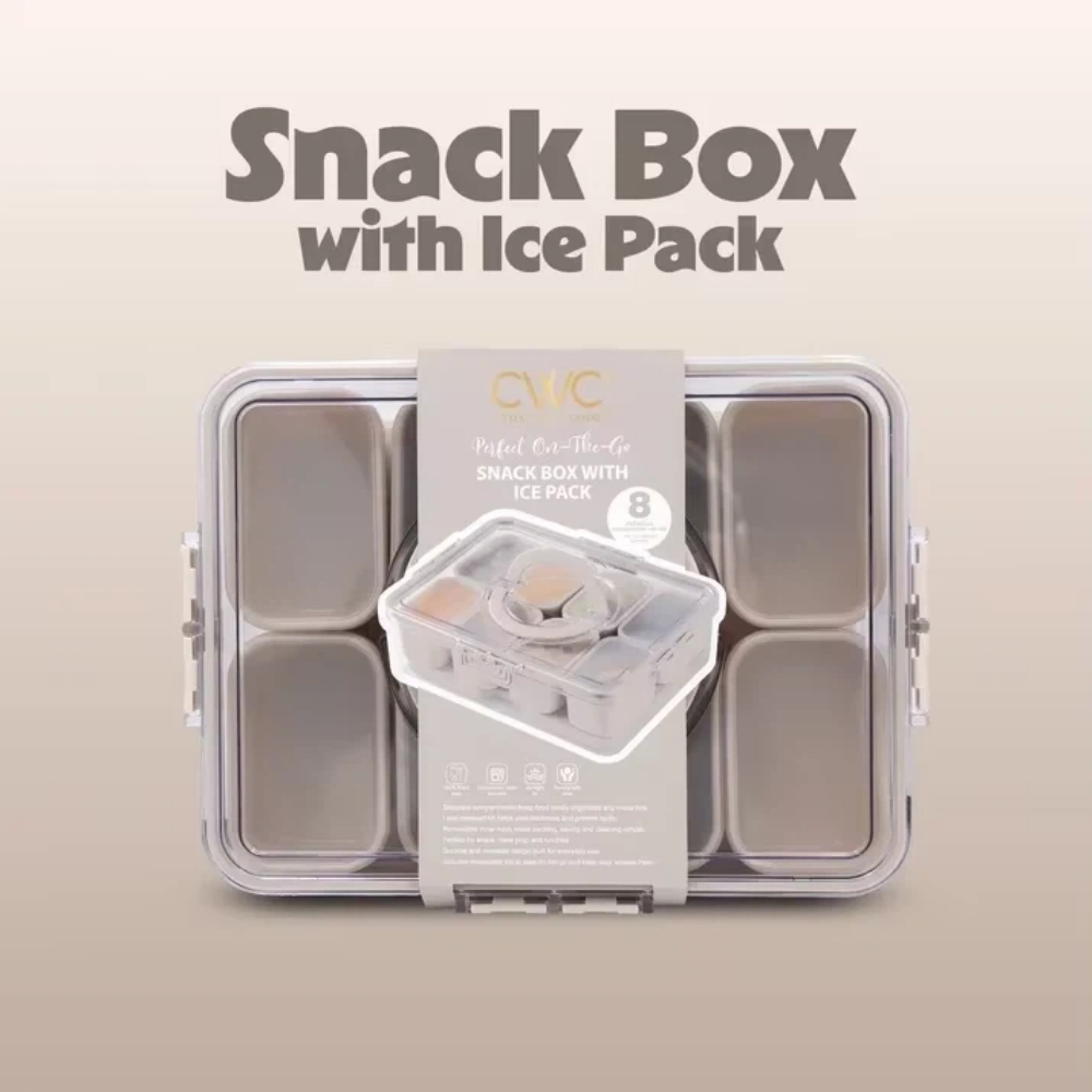 8-Compartment Snack Box Food S - Food Prep Snacks recensie en prijs
