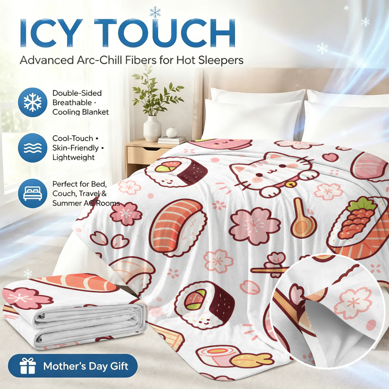 Cooling Blanket Vintage Snack  - Food Snacks For Camping recensie en prijs