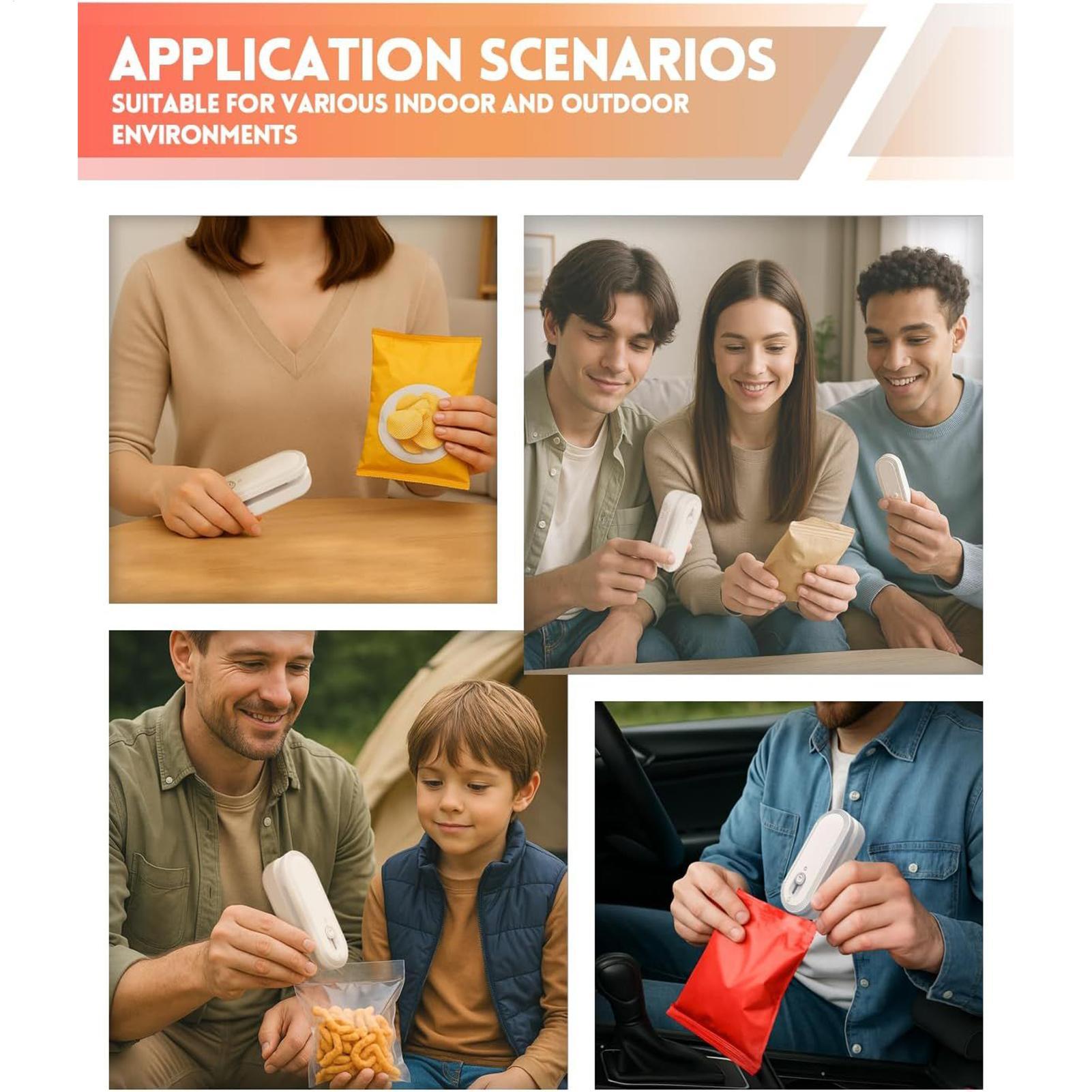 Chip Sealer Rechargeable Food  - Food Snacks For Camping recensie en prijs