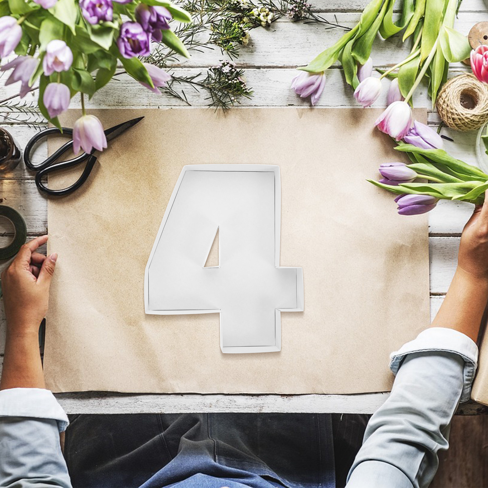 Number 4 Shaped Fillable Cardb - Food Day Snacks recensie en prijs