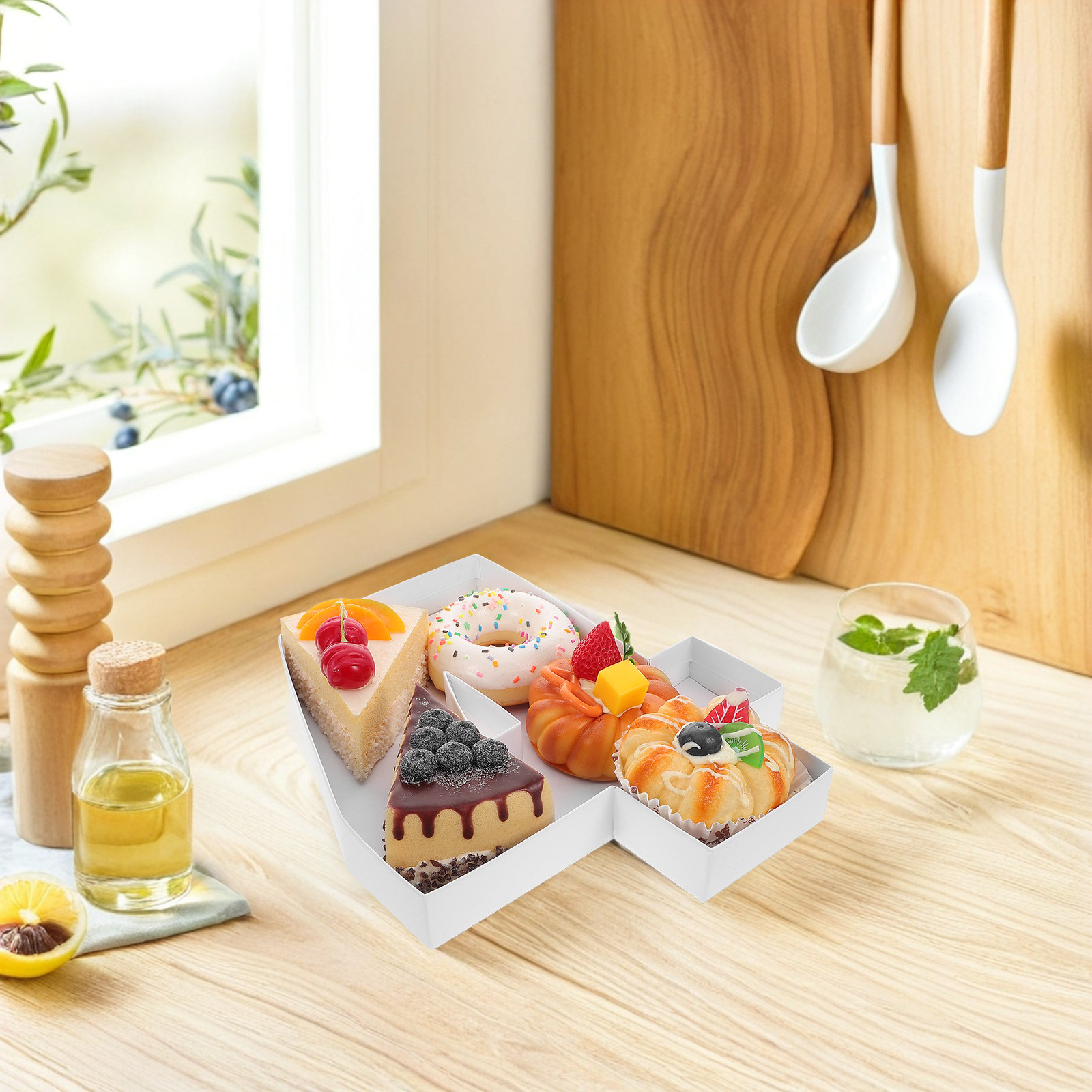 Number 4 Shaped Fillable Cardb - Food Day Snacks recensie en prijs