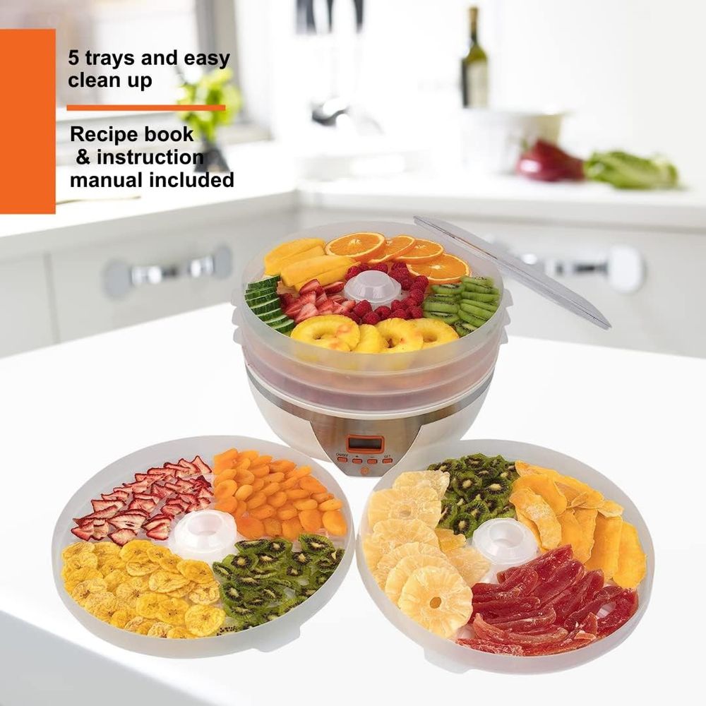 8L Digital Food Dehydrator wit - Healthy Food Snacks Recipes recensie en prijs